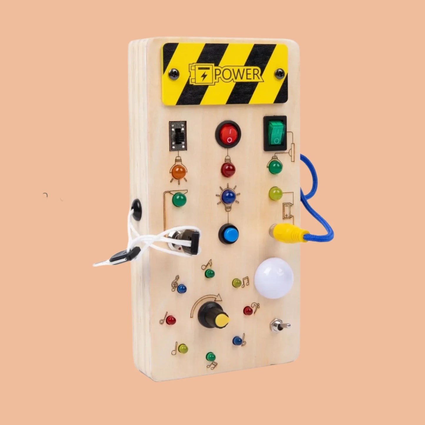 Montessori Busy Board Power Board